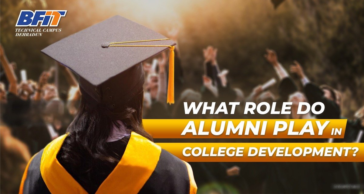 Alumni shape the future of educational institutions. Their contributions are monetary beyond arms like mentorship, networking, and real contributions for the benefit of both students and colleges. Here understanding the importance of alumni and how alumni can contribute to college development helps grow institutions and hold that institution in good stead within the academic world. Let's explore the role of alumni in college growth and its impacts on the different areas of institutional development. 1. Mentorship and Community Engagement Alumni mentoring schemes would aim to draw former students and current students together at a personal and perhaps academic level in order to provide them with advice and support that are otherwise pertinent to imparting on the educational experience. Career Advice: Alumni have a lot to offer in terms of counseling on various career paths, and opportunities for internships and jobs. They relate their stories to help students see what to expect in different fields. Skill Development: Through regular interactions, a graduate can build important skills such as networking, resume writing, and interview preparation. Mentoring provides in generic terms practical tips that would not be covered in the classroom. The alumni have great importance in career guidance because their practical experiences fill a gap between what is learned in the academic environment and what is found in the working environment. 2. Networking Opportunities For both students and recent graduates, networking through an alumni network is very much helpful. Networking opportunities include meeting a variety of professionals who could help with job and internship placements at different collaborative assignments. How Alumni Networks Benefit Students: Job Placements: Alumni connect students to internships and placements with their contacts in specific industries. Mentoring Programmes: Most colleges put up programs in which alumni mentor students in their careers, giving valuable advice and insights into what they have learned. Thus, alumni networks can be utilized to create better career opportunities for students by forging more robust ties with industries. 3. Enhancing College Reputation An alumni of a college stands as a shining star for the institution as far as reputation is concerned. Achievements made by students in various fields tend to glorify the institution and draw more future students, faculty, and collaborators. Ways Alumni Boost Reputation: Success Stories: Successful alumni often serve as inspiration for current and future students. They have a knack for attracting more students to the college. Brand Ambassadors: High-performing alumni become kind of unofficial ambassadors for their institutions and market the institutions by word of mouth and through other professional networks. One of the several roles of alumni in growth is being ambassadors who actually showcase the achievements of the institution to the world. 4. Curriculum Development and Industry Collaborations The alumni offer priceless inputs on the development of its curricula with respect to their relevance to the industries. In fact, these wonderful perspectives help the college design appropriate courses that eventually help the students of the institution equip themselves with the necessary skills and knowledge to enter a dynamic job market. Alumni Contributions to Curriculum: Evaluation Mechanisms: Alumni feedback on curriculum relevance enables a college to adapt and update courses for better preparation of students for employment opportunities. Guest Lectures and Workshops: Several successful alumni will conduct workshops, or guest lectures as they are sometimes called, at colleges for current students to clarify how to deploy such studies in the real world. The contribution and role of alumni in college growth will also ensure that colleges have up-to-date knowledge on advancements in different fields. 5. Lifelong Relationships These ties between alumni and students often stretch long past the event that led to their graduation. How Alumni Contribution Benefits Ongoing Support: A lot of alumni keep in touch with their schools years after they graduate, offering their continued direction and support. Such networking creates a familiar attachment for both parties which ends up benefiting them. Mentorship Beyond College: Alumni may serve as mentors and provide experiences beyond college and throughout one's career, helping guide students through the various challenges that they will face in their professional development. All of these ultimately enable colleges to provide quality education while still keeping up with world academic competition. Conclusion The impact of alumni on institutions does not stop at providing funds for the institution. Their contributions through joining bodies and societies as well as their visibility in the industry help the growth and reputation of the institution. The importance of alumni is therefore a critical part of college development, for the purpose of building a solid academic community in which current students and the institution eventually benefit. The alumni of BFIT might well be described as the backbone of its success story. Keeping very close ties with alumni ensures that BFIT continually grows with development. By mentoring current students and faculty through student-faculty collaborative projects and career guidance, the alumni network renders BFIT one of the best institutions in India.
