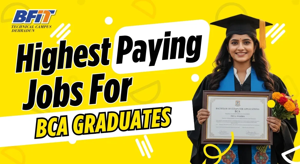 Highest Paying Jobs for BCA Graduates